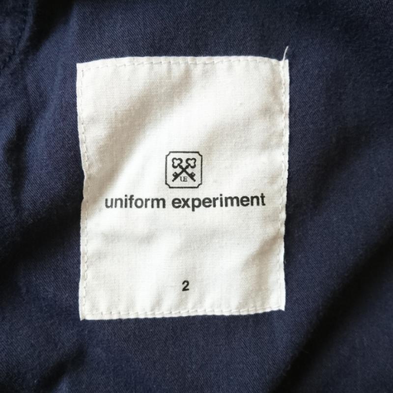 ユニフォームエクスペリメント uniform experiment パンツ チノパン 2 無地 X ヘビ柄 紺 / ネイビー / メンズ USED 古着 中古 10011980