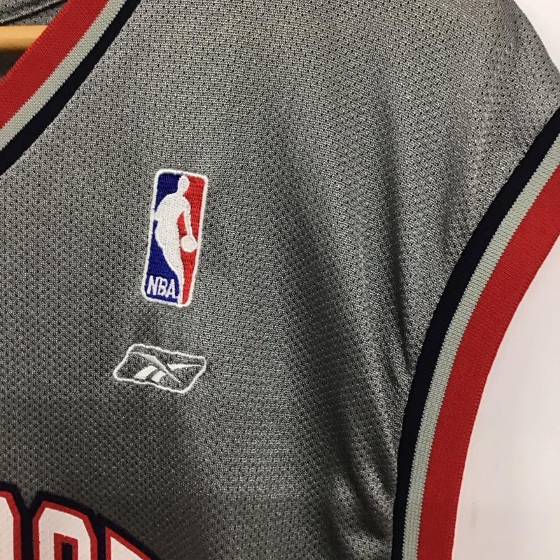 リーボック Reebok タンクトップ タンクトップ タンクトップ ノースリーブカットソー クルーネック スポーツウェア L ロゴ、文字 灰 / グレー / メンズ USED 古着 中古 10132594