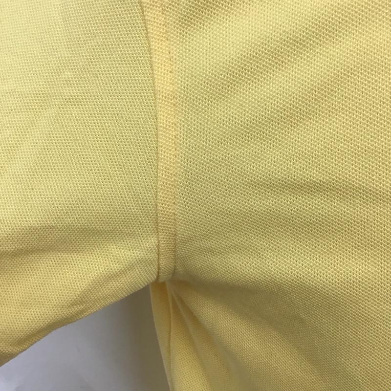 ブルックスブラザーズ BROOKS BROTHERS ポロシャツ 半袖 半袖ポロシャツ カラーシャツ 半袖カットソー S ロゴ、文字 黄 / イエロー / メンズ USED 古着 中古 10113750