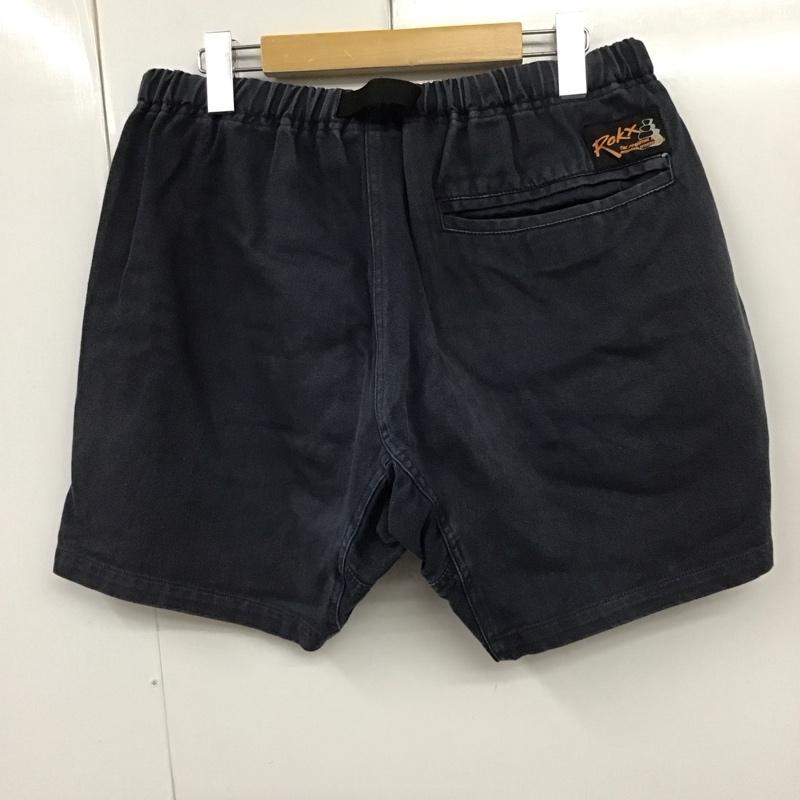 ロックス ROKX パンツ ショートパンツ 無地 黒 / ブラック / メンズ USED 古着 中古 10130444