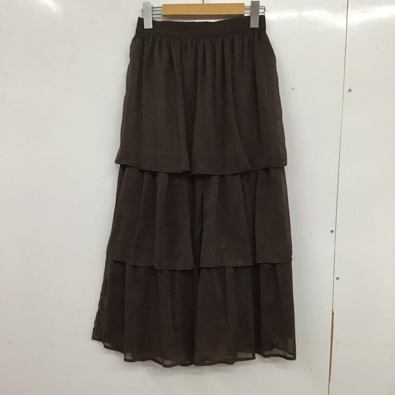 ロペピクニック ROPE PICNIC スカート ロングスカート 38 茶 / ブラウン / レディース USED 古着 中古 10136516