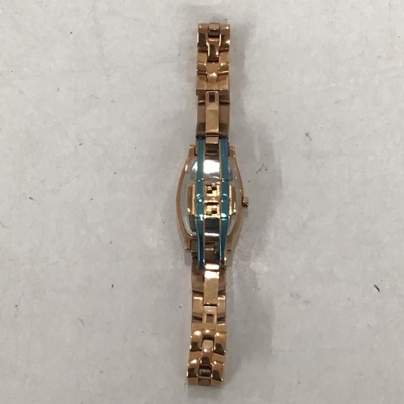 フォリフォリ Folli Follie 腕時計 アナログ(クォーツ式) WF8B026BP 箱有 ロゴ、文字 金 / ゴールド / レディース USED 古着 中古 10134356