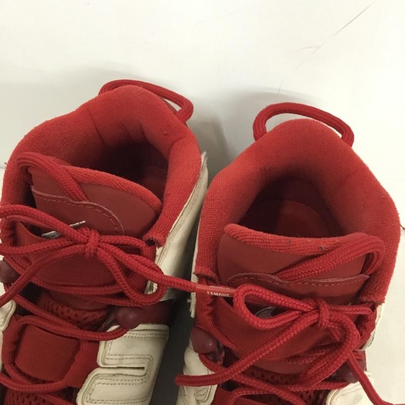 ナイキ NIKE スニーカー スニーカー 902290 600 AIR MORE UPTEMPO SUPREME 27cm 27.0cm ロゴ、文字 赤 / レッド / X 白 / ホワイト / メンズ USED 古着 中古 10143658