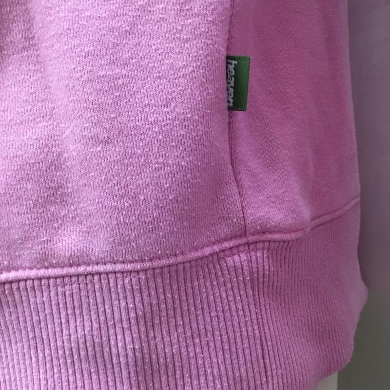 ヘブンバイマークジェイコブス heaven BY MARC JACOBS パーカー 長袖 長袖パーカー フード付きパーカー プリントスウェット トレーナー XS ロゴ、文字 桃 / ピンク / メンズ USED 古着 中古 10112322