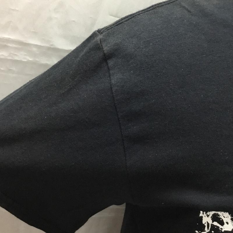 トゥデイエディション TODAY edition Tシャツ 半袖 半袖カットソー プリントTシャツ クルーネックカットソー M ロゴ、文字 黒 / ブラック /  メンズ USED 古着 中古 10112327