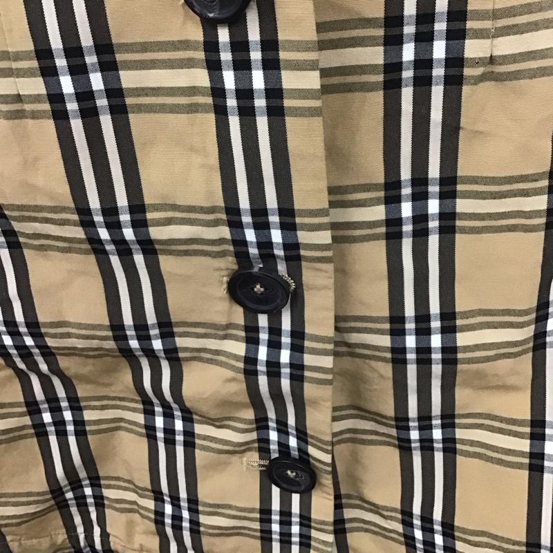 スライ SLY ワンピース ミニスカート 030BAM33-2630 ALAND CHECK SH DRESS シャツワンピース 1 チェック ベージュ / ベージュ / X 黒 / ブラック / X 白 / ホワイト / レディース USED 古着 中古 10107963