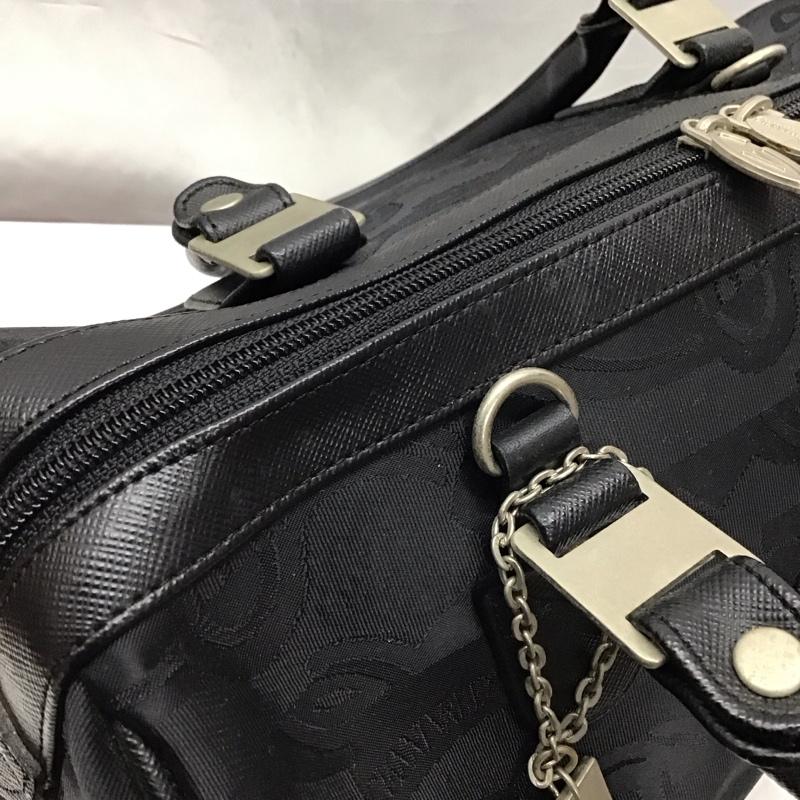ジャンニ バレンチノ GIANNI VALENTINO ハンドバッグ ハンドバッグ 総柄 黒 / ブラック / レディース USED 古着 中古 10118876