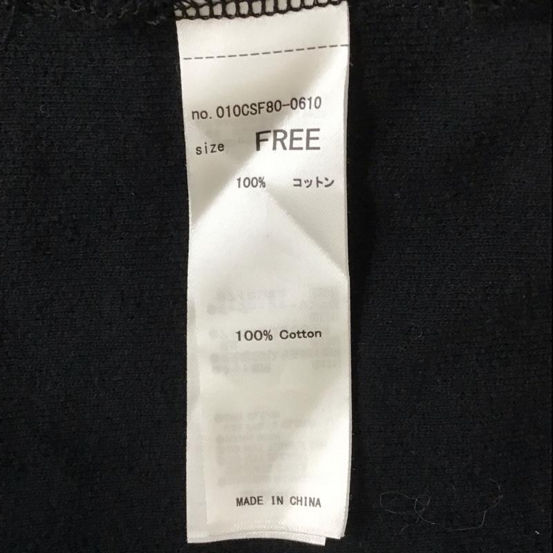 マウジー MOUSSY カットソー 七分袖 010csf80‐0610 OPENSHOULDERCUTトップス ラグラン FREE 無地 紺 / ネイビー / レディース USED 古着 中古 10116426