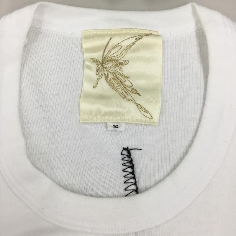 キリュウキリュウ kiryuyrik Tシャツ 半袖 半袖カットソー プリントTシャツ クルーネックカットソー S ロゴ、文字 白 / ホワイト / メンズ USED 古着 中古 10120700