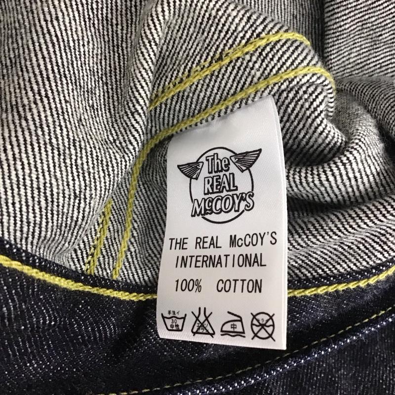 ザリアルマッコイズ THE REAL McCOY S ジャケット、上着 ジャケット、ブレザー デニムジャケット カラージャケット 長袖ジャケット Gジャン 42 無地 インディゴ / インディゴ / メンズ USED 古着 中古 10115376