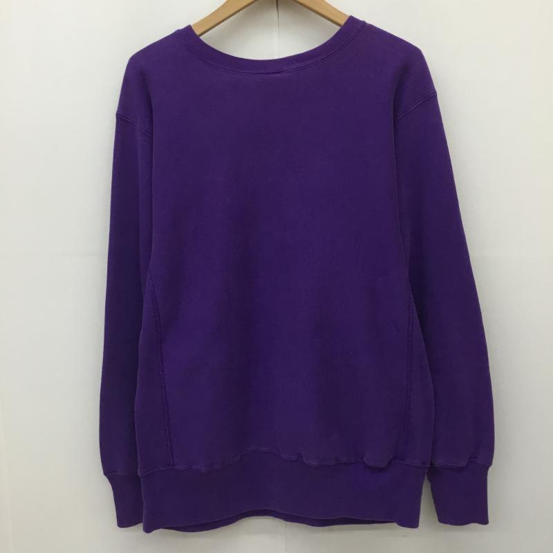 チャンピオン Champion トレーナー 長袖 REVERSE WEAVE リバースウィーブ 90s USA製 L ロゴ、文字 紫 / パープル / メンズ USED 古着 中古 10134381