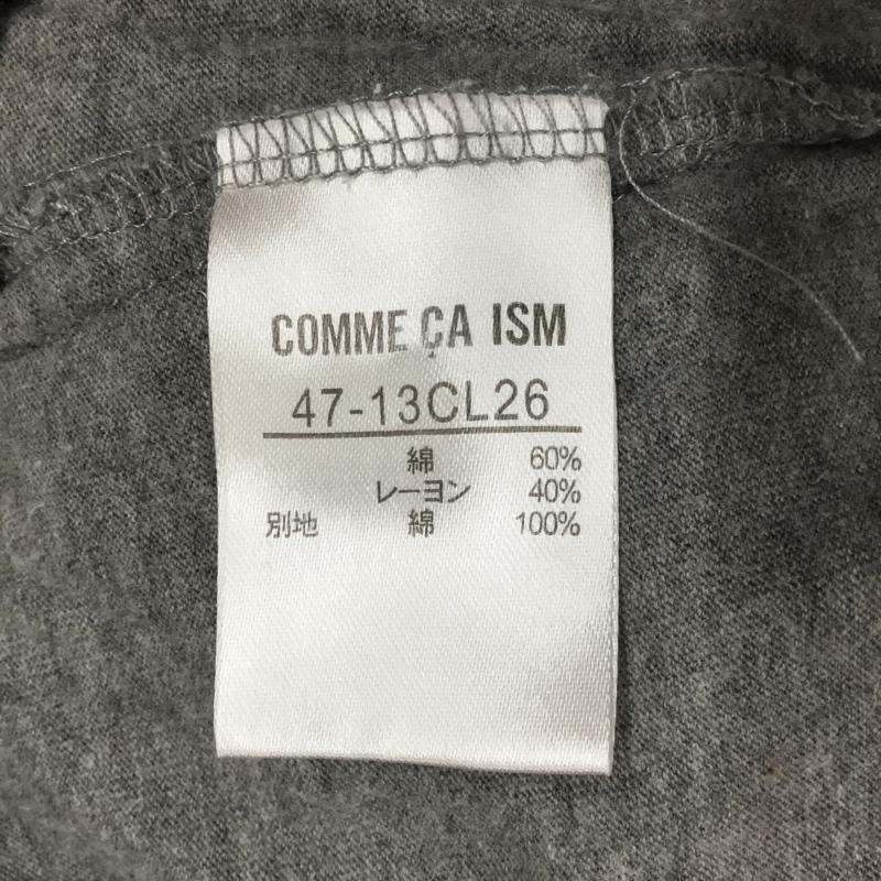コムサイズム COMME CA ISM ポロシャツ 半袖 47-13CL26 L 無地 灰 / グレー / メンズ USED 古着 中古 10119297
