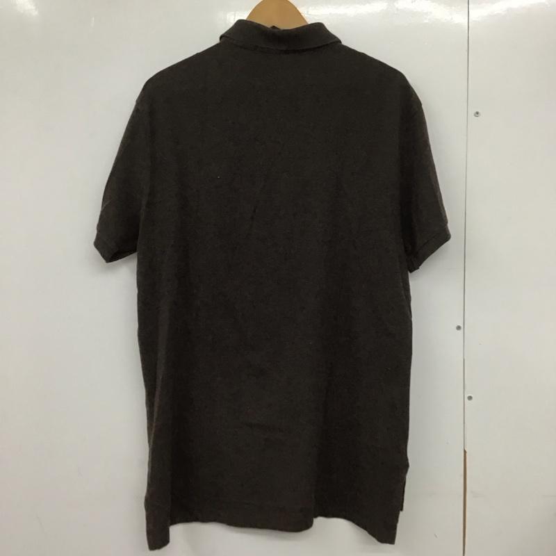 ポロバイラルフローレン Polo by RALPH LAUREN ポロシャツ 半袖 半袖ポロシャツ 半袖カットソー カラーシャツ L ロゴ、文字 茶 / ブラウン / メンズ USED 古着 中古 10132275