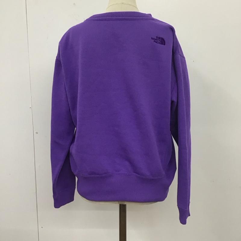ザノースフェイス THE NORTH FACE トレーナー 長袖 M 無地 紫 / パープル / レディース USED 古着 中古 10110300