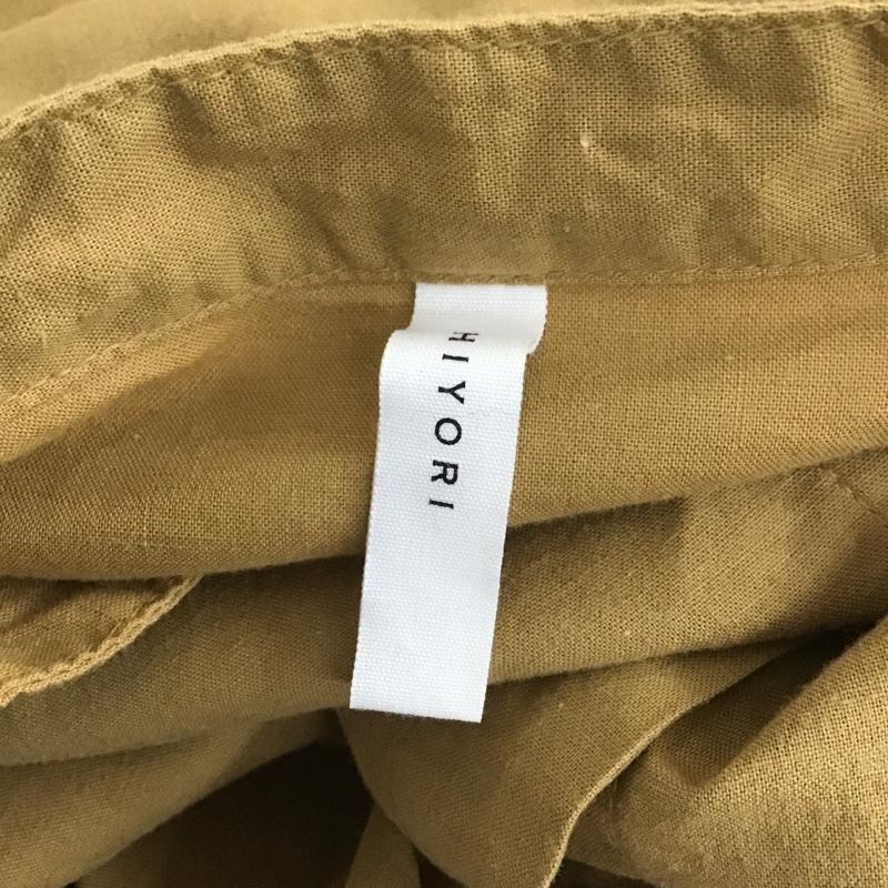 ひより HIYORI ワンピース ロングスカート M 無地 茶 / ブラウン / レディース USED 古着 中古 10106144
