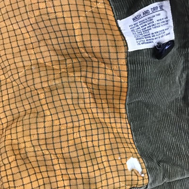 古着 USED コート コート一般 コーデュロイ 50年代 無地 カーキ / カーキ / メンズ USED 古着 中古 10112680