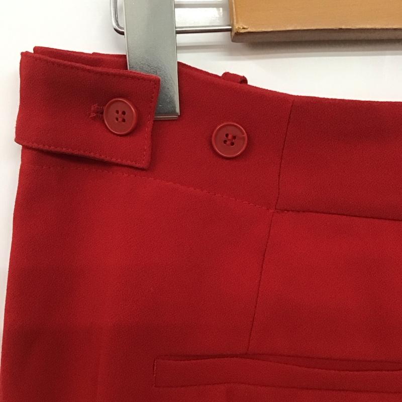 ザラ ZARA パンツ スラックス S 無地 赤 / レッド / レディース USED 古着 中古 10137774
