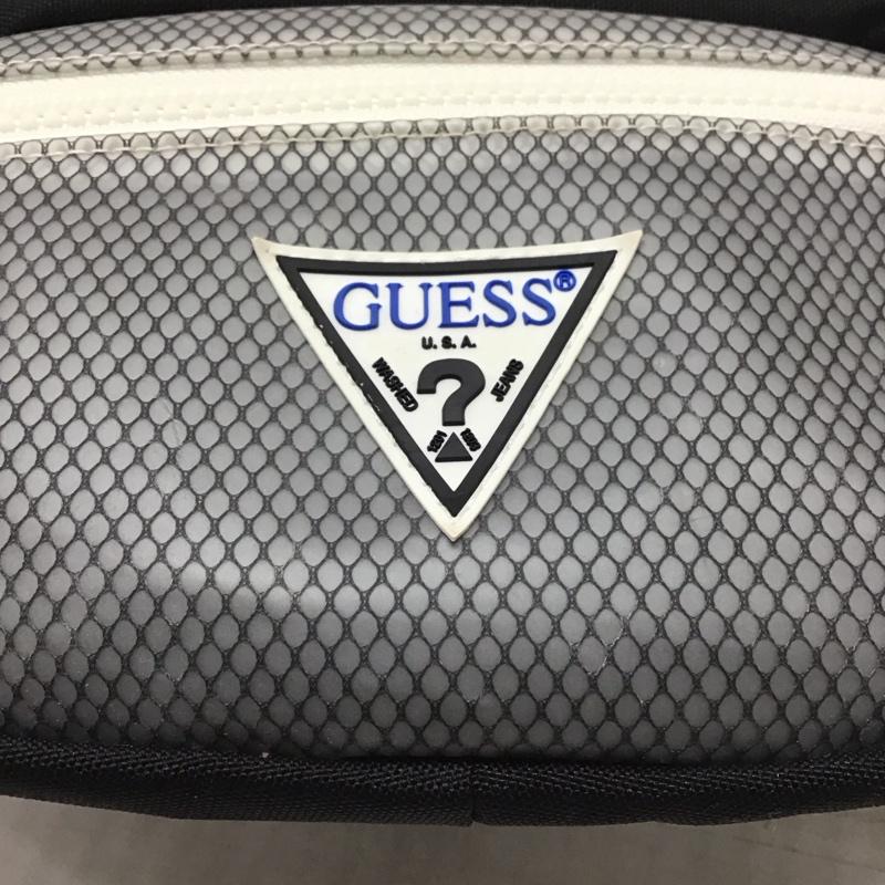 ゲス Guess ウエストバッグ ウエストバッグ AJ1A2A21 TRIANGLE LOGO WAIST BAG ロゴ、文字 黒 / ブラック / X 灰 / グレー / メンズ USED 古着 中古 10113049