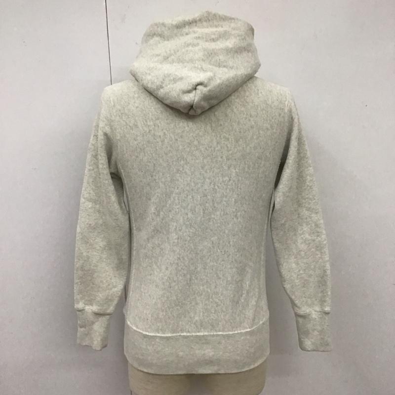 チャンピオン Champion パーカー 長袖 長袖パーカー フード付きパーカー プリントスウェット トレーナー XS プリント 灰 / グレー / メンズ USED 古着 中古 10110420