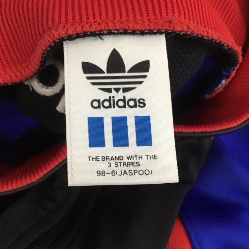 アディダス adidas ジャケット、上着 ジャンパー、ブルゾン ジップアップジャケット アウター ジャージ 古着 スポーツウェア ロゴ、文字 マルチカラー / マルチカラー / メンズ USED 古着 中古 10108013
