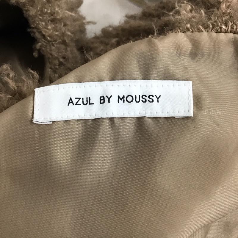 アズールバイマウジー AZUL BY MOUSSY ベスト ベスト 250BAA80-075H プードルファーベスト S 無地 茶 / ブラウン / レディース USED 古着 中古 10123587