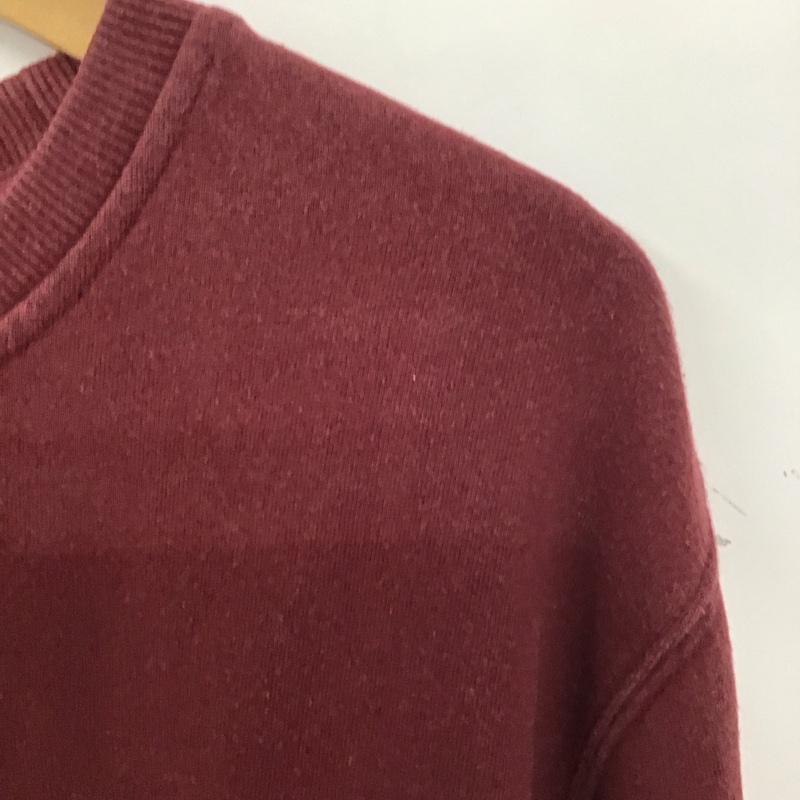 ボルコム VOLCOM トレーナー 長袖 長袖トレーナー スウェット クルーネック プルオーバー M ロゴ、文字 えんじ / ワインレッド / メンズ USED 古着 中古 10135738
