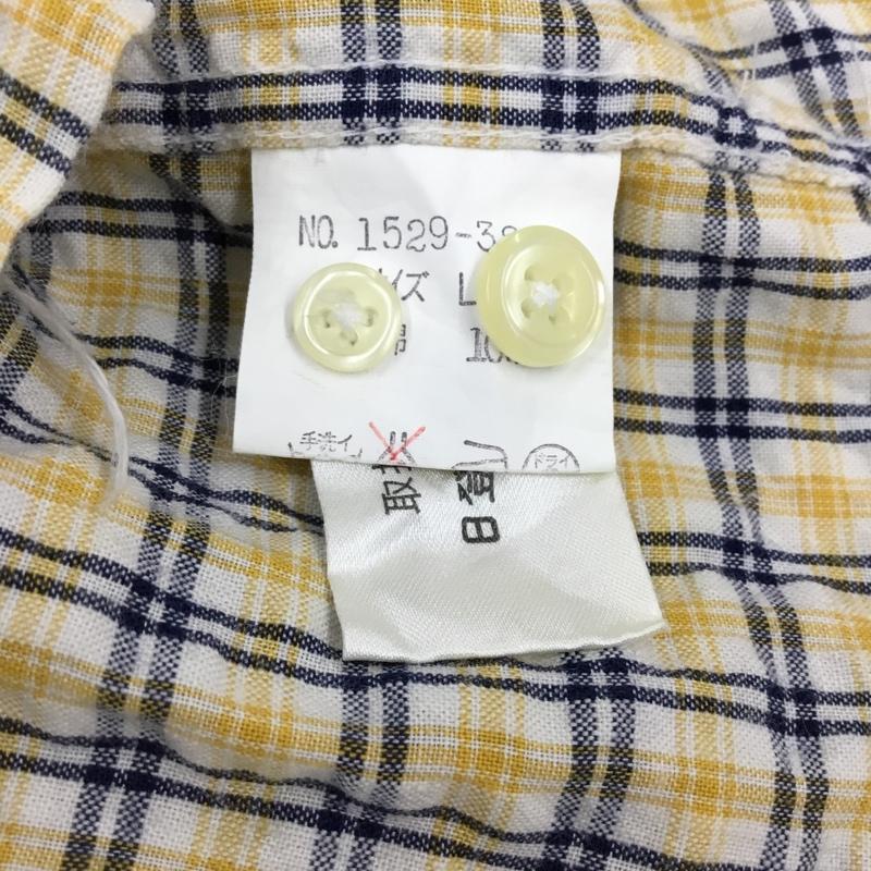 チャップスラルフローレン CHAPSRALPHLAUREN シャツ、ブラウス 半袖 半袖シャツ カラーシャツ 半袖カットソー チェックシャツ L チェック マルチカラー / マルチカラー /  メンズ USED 古着 中古 10109334