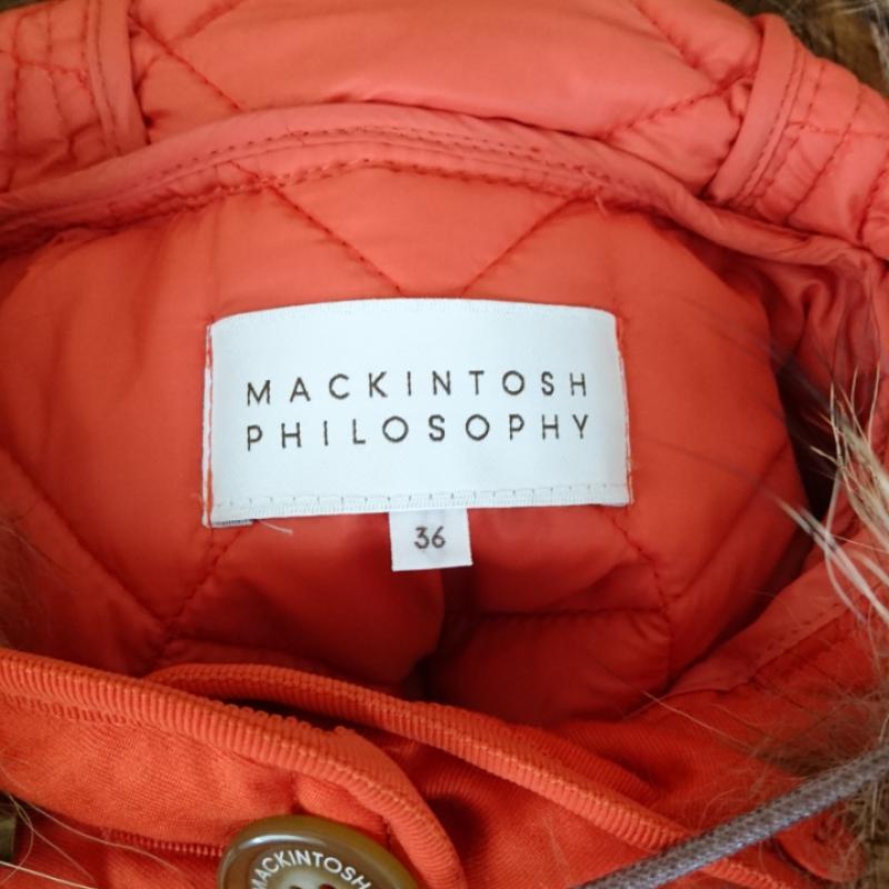 マッキントッシュフィロソフィー MACKINTOSH PHILOSOPH コート コート一般 36 無地 橙 / オレンジ / レディース USED 古着 中古 10003432