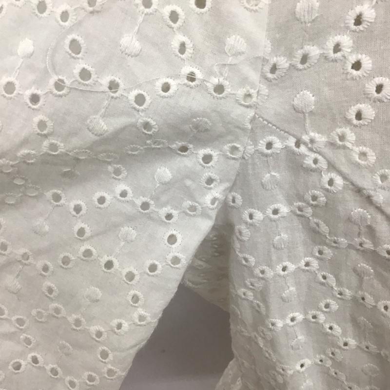 ザラ ZARA シャツ、ブラウス 長袖 L 無地 白 / ホワイト / レディース USED 古着 中古 10124880