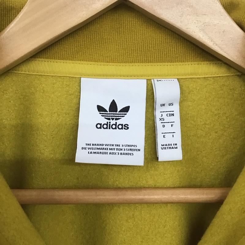アディダス adidas カットソー 長袖 FM1364 XS 無地 マスタード / マスタード / レディース USED 古着 中古 10133183