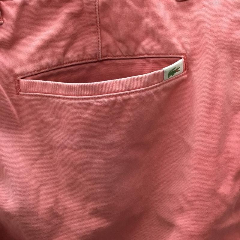 ラコステ LACOSTE パンツ ショートパンツ ショートパンツ ハーフパンツ カジュアルパンツ 44 無地 桃 / ピンク /  メンズ USED 古着 中古 10122849