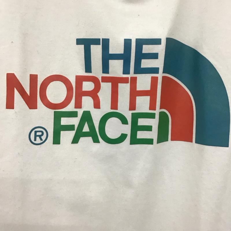 ザノースフェイス THE NORTH FACE Tシャツ 半袖 nt31621 ColorfulLogoTee 半袖カットソー プリントTシャツ M ロゴ、文字 白 / ホワイト / メンズ USED 古着 中古 10129026