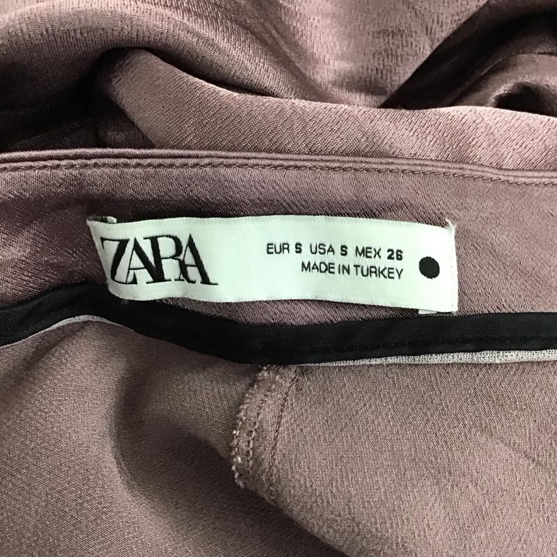 ザラ ZARA スカート ロングスカート ロングスカート フレアスカート カジュアルスカート S 無地 紫 / パープル / レディース USED 古着 中古 10135434