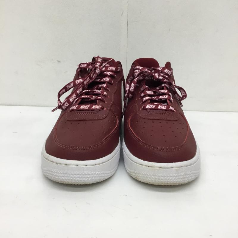 ナイキ NIKE スニーカー スニーカー 823511-605 Nike Air Force 1 Low NBA Team Red 24.5cm ロゴ、文字 白 / ホワイト / X ボルドー / ボルドー / レディース USED 古着 中古 10130255
