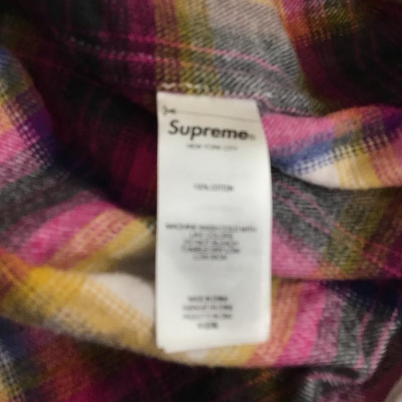 シュプリーム Supreme ジャケット、上着 ジャンパー、ブルゾン 24ss ShadowPlaidFlannelZipUpShirt ジップアップジャケット チェックジャケット L チェック マルチカラー / マルチカラー / メンズ USED 古着 中古 10115368