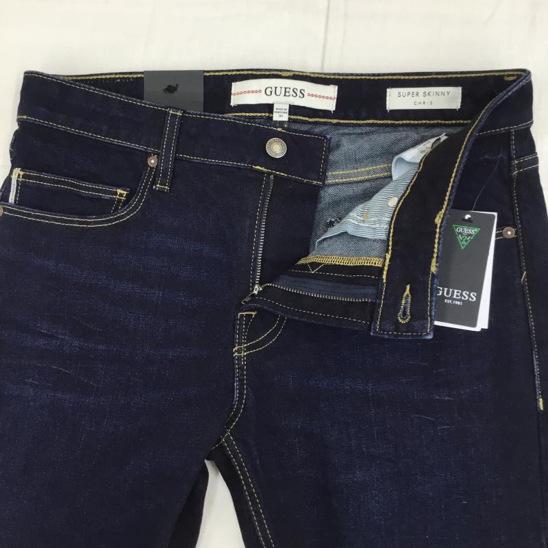 ゲス Guess パンツ デニム、ジーンズ M3BA27 31インチ 無地 インディゴ / インディゴ / メンズ USED 古着 中古 10134240