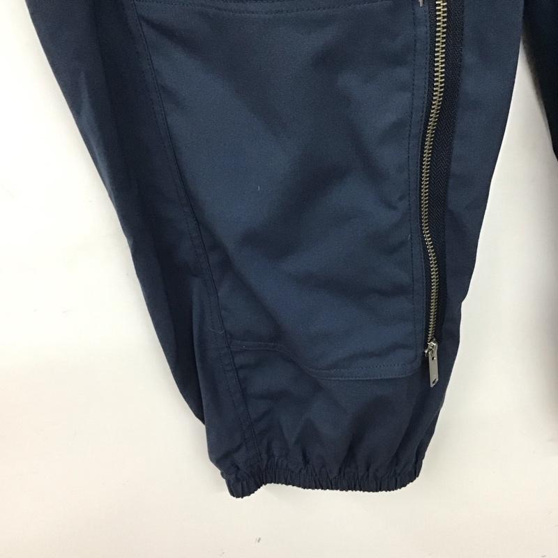 ジーユー GU パンツ ワークパンツ、ペインターパンツ 321-333494 ボトム ワイドパンツ カジュアルパンツ L 無地 紺 / ネイビー / メンズ USED 古着 中古 10133164