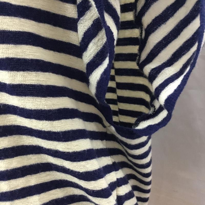 マカフィー MACPHEE カットソー 半袖 半袖カットソー ボーダーTシャツ クルーネックカットソー 1 ボーダー柄 白 / ホワイト / X 紺 / ネイビー / レディース USED 古着 中古 10118459