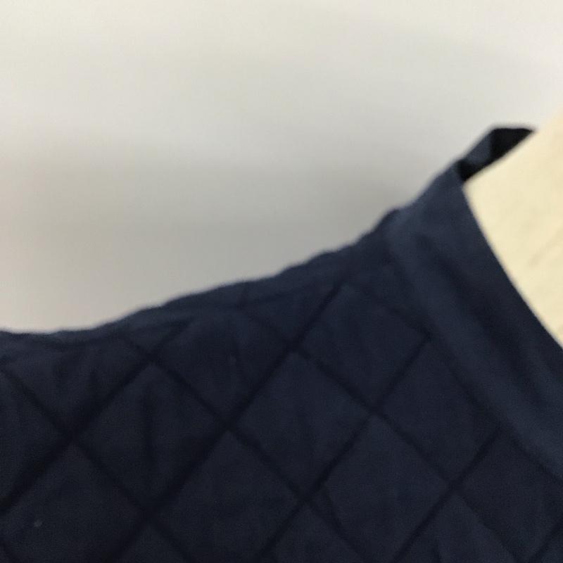 ザラ ZARA シャツ、ブラウス 長袖 長袖シャツ 無地シャツ ノーカラーシャツ M 無地 紺 / ネイビー / レディース USED 古着 中古 10125195