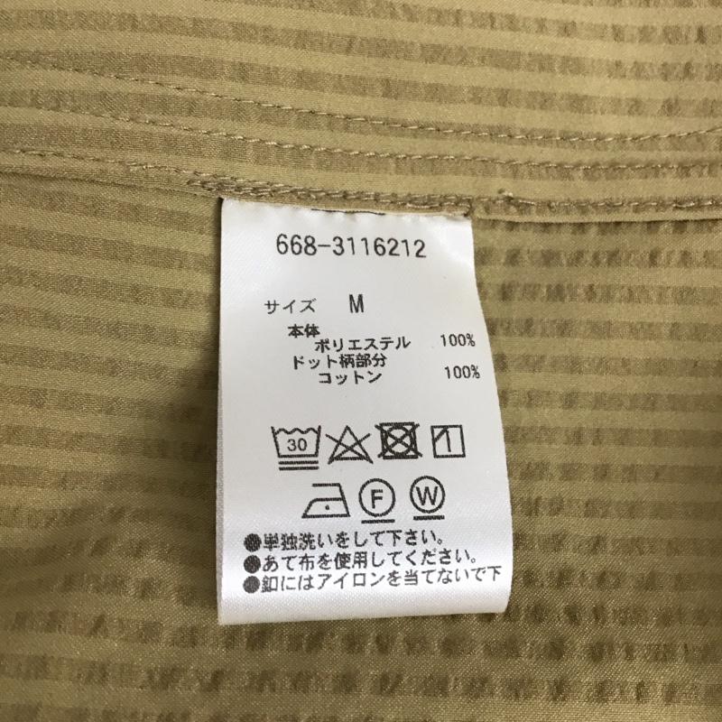 ナノユニバース nano・universe ジャケット、上着 ジャケット、ブレザー 668-3116212 LB03 シアサッカー2Bシャツジャケット カジュアルジャケット M ストライプ ベージュ / ベージュ / メンズ USED 古着 中古 10119259