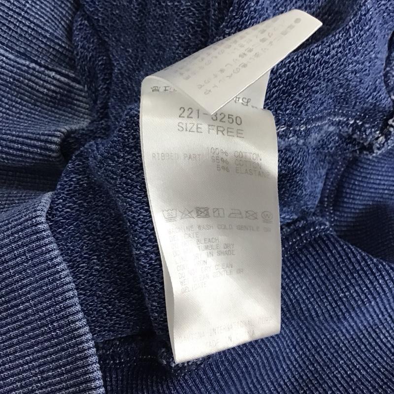 フリークスストア FREAK S STORE トレーナー 長袖 FRO CLUB FREE ロゴ、文字 X プリント インディゴ / インディゴ / レディース USED 古着 中古 10125030
