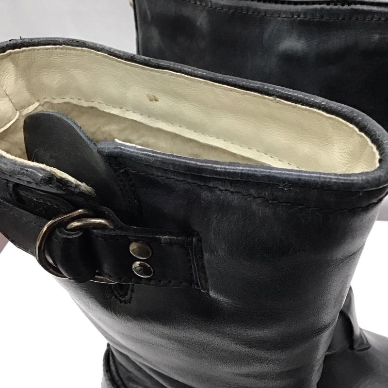 ディーゼル DIESEL ブーツ エンジニアブーツ 裏ボア 36 無地 黒 / ブラック / レディース USED 古着 中古 10121058