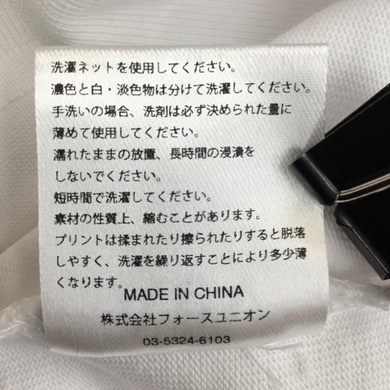 エーシー Acy Tシャツ 半袖 3 ロゴ、文字 白 / ホワイト / メンズ USED 古着 中古 10151120