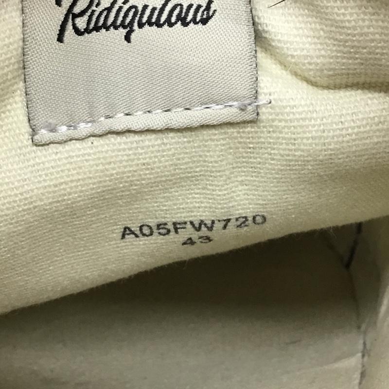 ミハラヤスヒロ MIHARAYASUHIRO スニーカー スニーカー A05FW720 OG SOLE DIP LOWTOP 43 ロゴ、文字 黒 / ブラック / メンズ USED 古着 中古 10114540