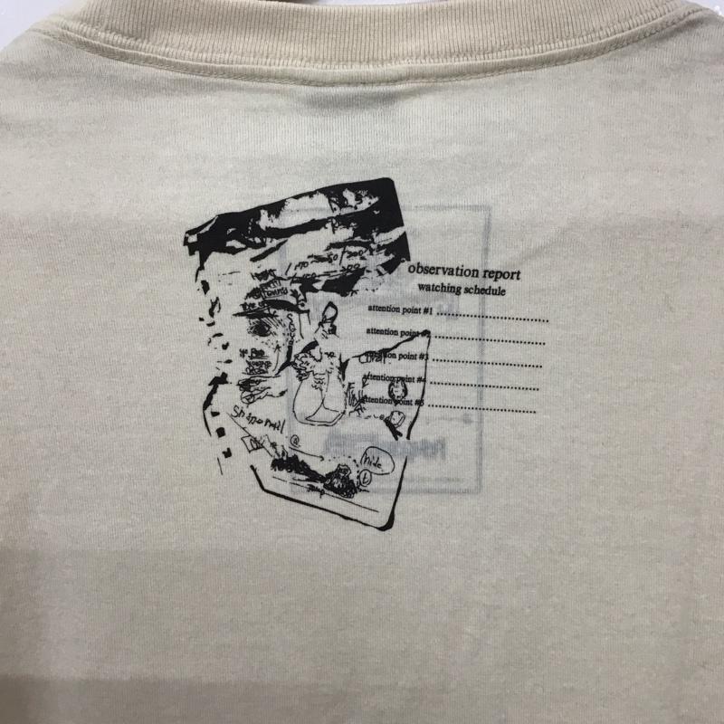 ナンバーナイン NUMBER (N)INE Tシャツ 半袖 半袖カットソー プリントTシャツ クルーネックカットソー romp 2 プリント アイボリー / アイボリー / メンズ USED 古着 中古 10137121