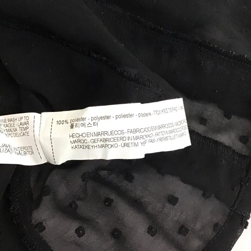 ザラ ZARA シャツ、ブラウス 長袖 S 黒 / ブラック / レディース USED 古着 中古 10110346