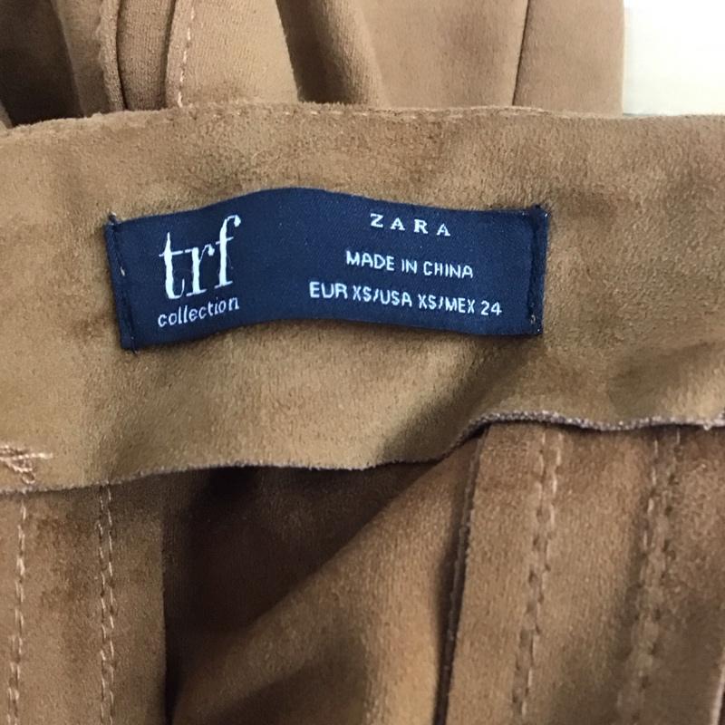 ザラ ZARA スカート ロングスカート XS 無地 茶 / ブラウン / レディース USED 古着 中古 10139588