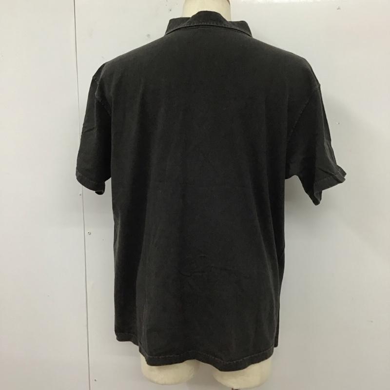 グッドオン Good On ポロシャツ 半袖 半袖ポロシャツ カラーシャツ 半袖カットソー 無地 黒 / ブラック /  メンズ USED 古着 中古 10112692
