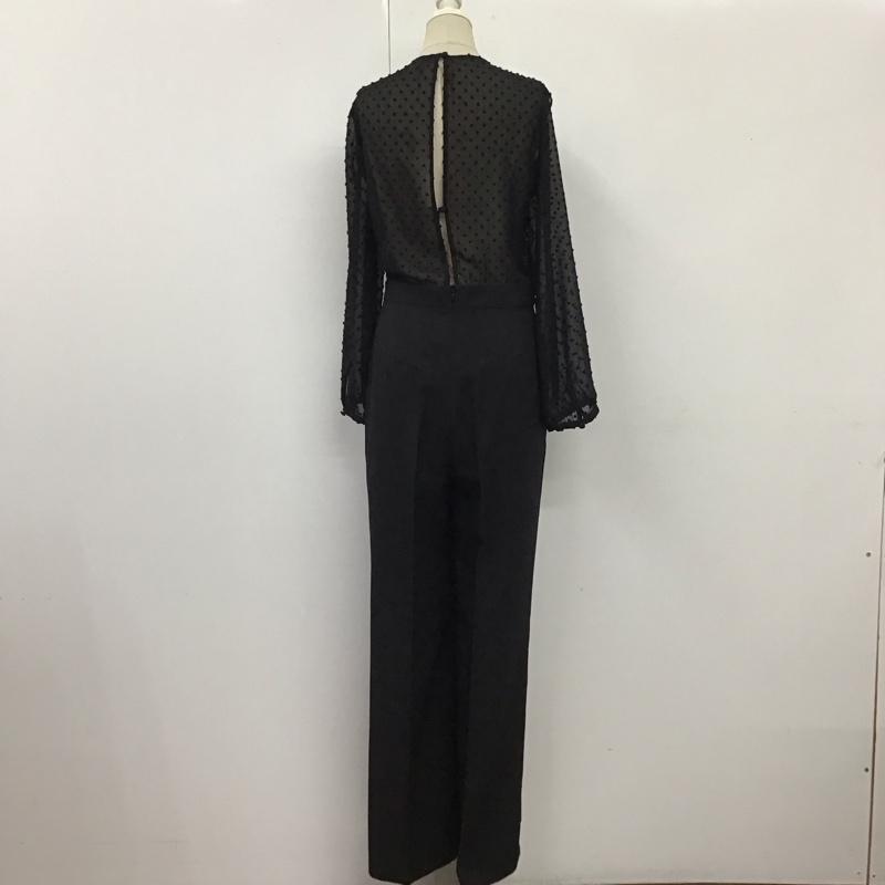 ザラ ZARA ワンピース・ドレス・オールインワン ワンピース・ドレス・オールインワン オールインワン 長袖 レース XS 無地 黒 / ブラック / レディース USED 古着 中古 10116676