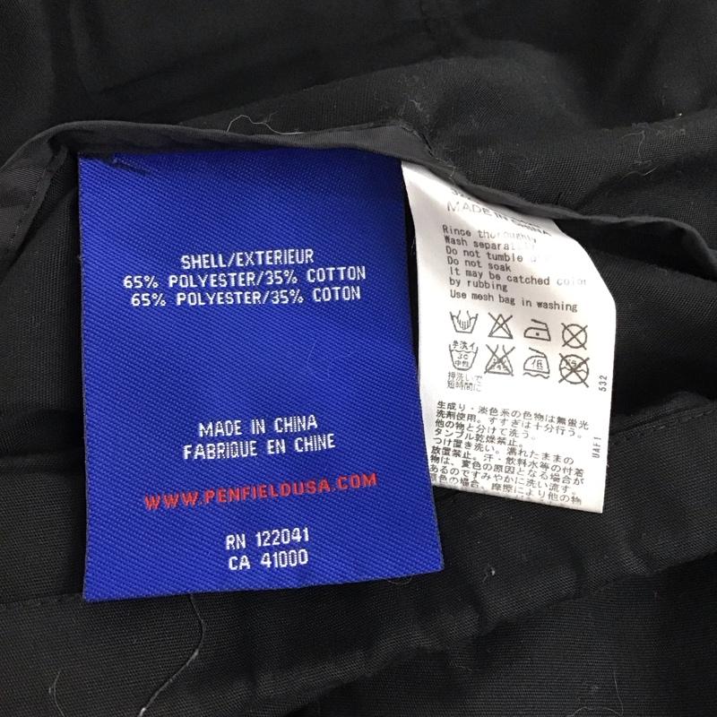 ペンフィールド Penfield ジャケット、上着 ジャンパー、ブルゾン ジップアップジャケット パーカージャケット アウター S 無地 黒 / ブラック / メンズ USED 古着 中古 10140948